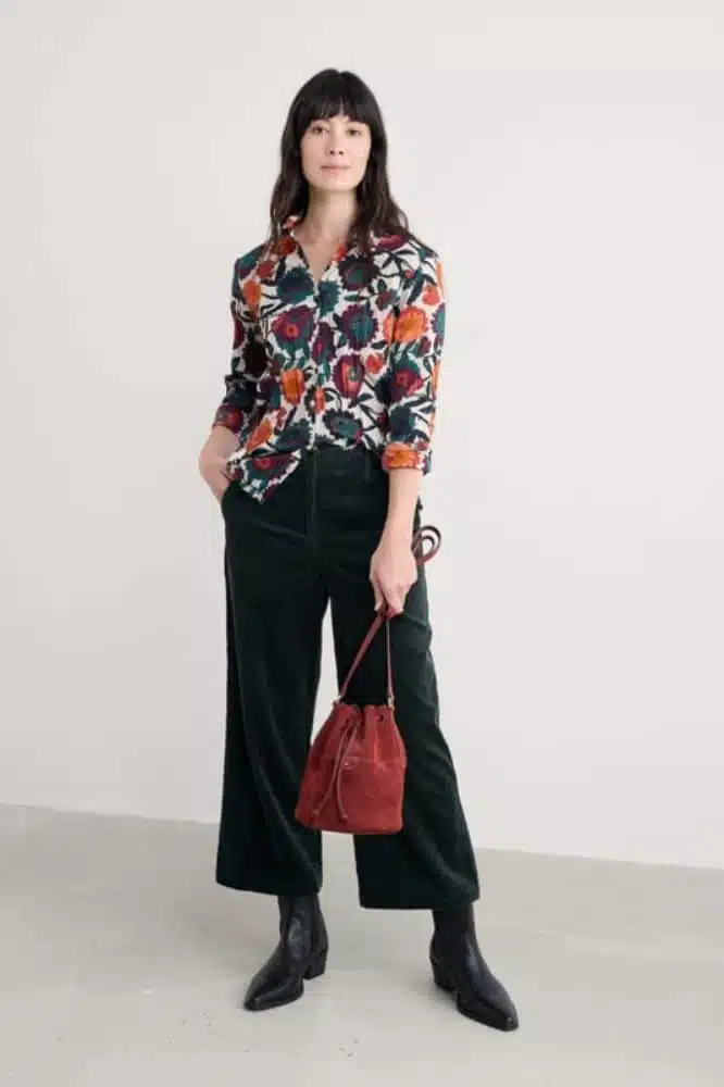 Seasalt Cornwall Larissa Shirt Figurative Floral Aran - La Vie en Rose Damesmode Enkhuizen