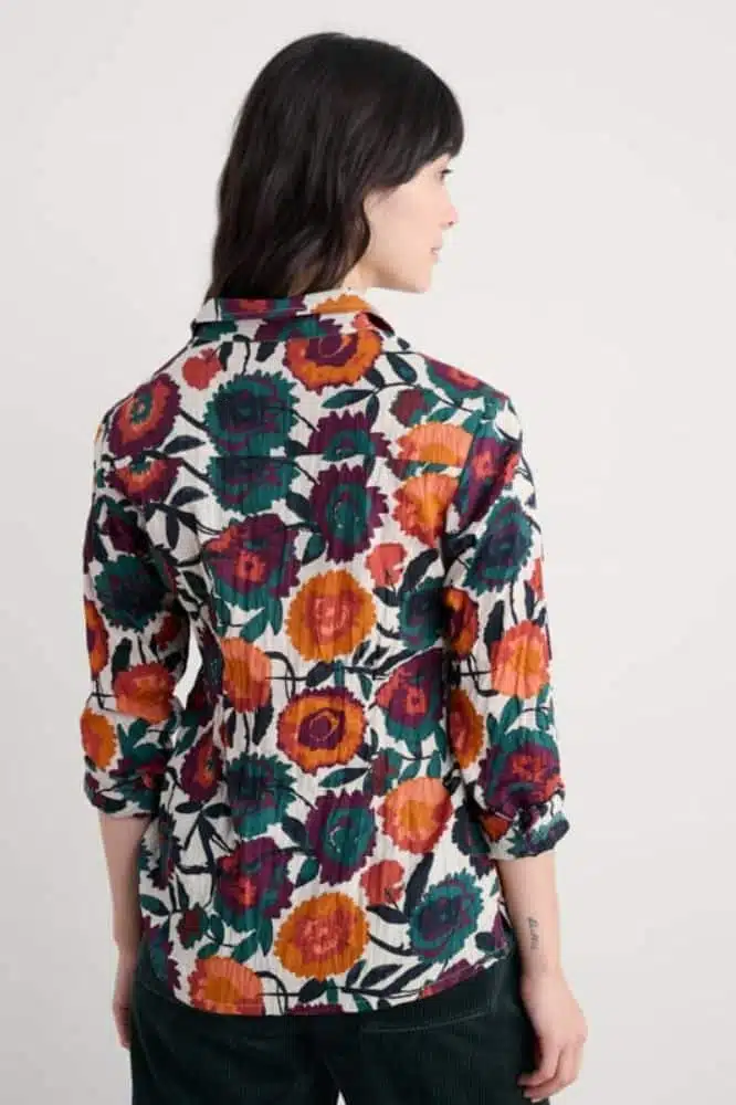 Seasalt Cornwall Larissa Shirt Figurative Floral Aran - La Vie en Rose Damesmode Enkhuizen