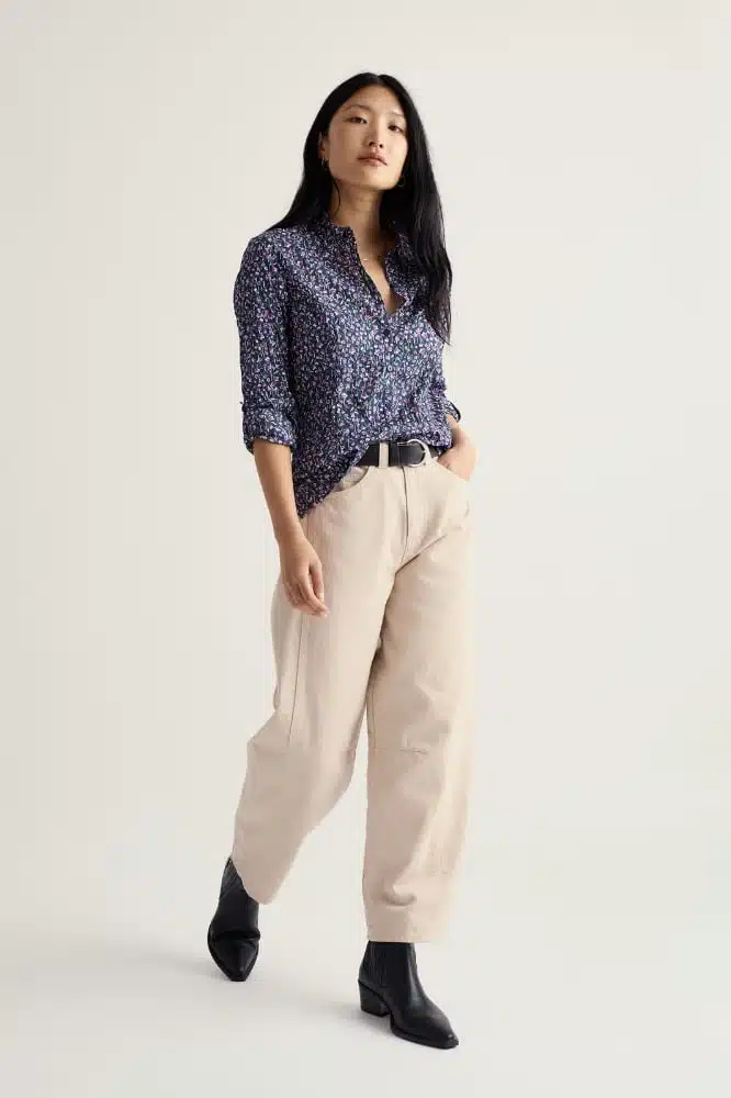 Seasalt Cornwall Larissa Shirt Flax Flower Bright Orchid - La Vie en Rose Damesmode Enkhuizen
