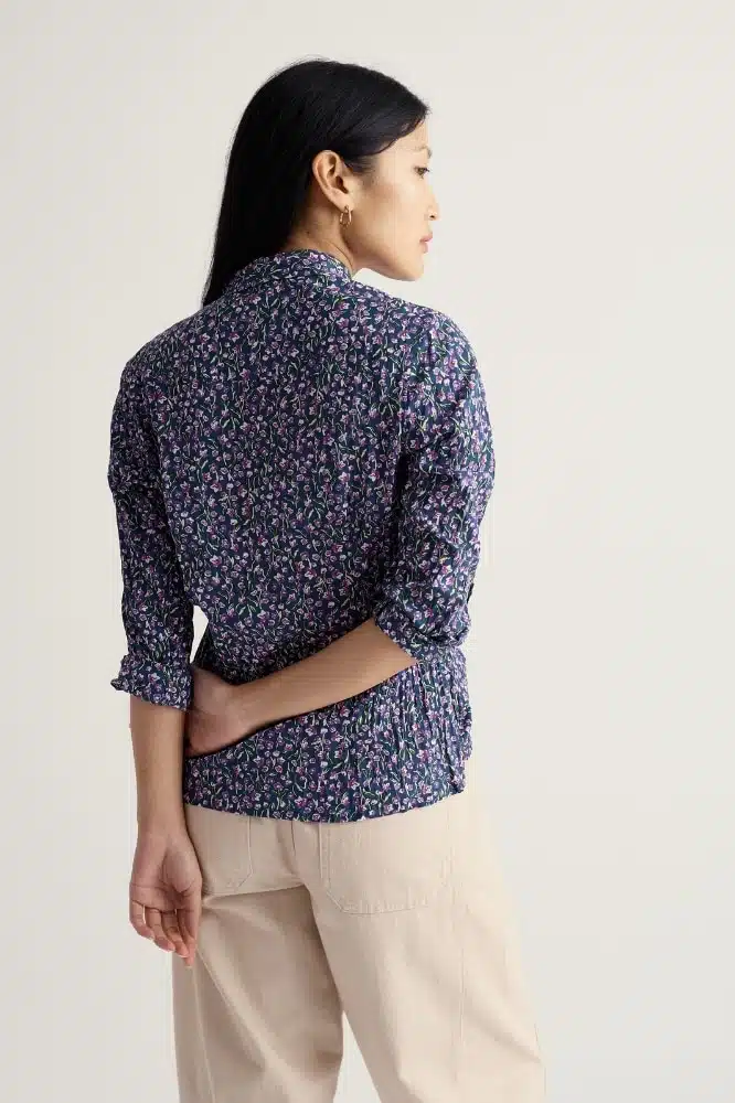 Seasalt Cornwall Larissa Shirt Flax Flower Bright Orchid - La Vie en Rose Damesmode Enkhuizen