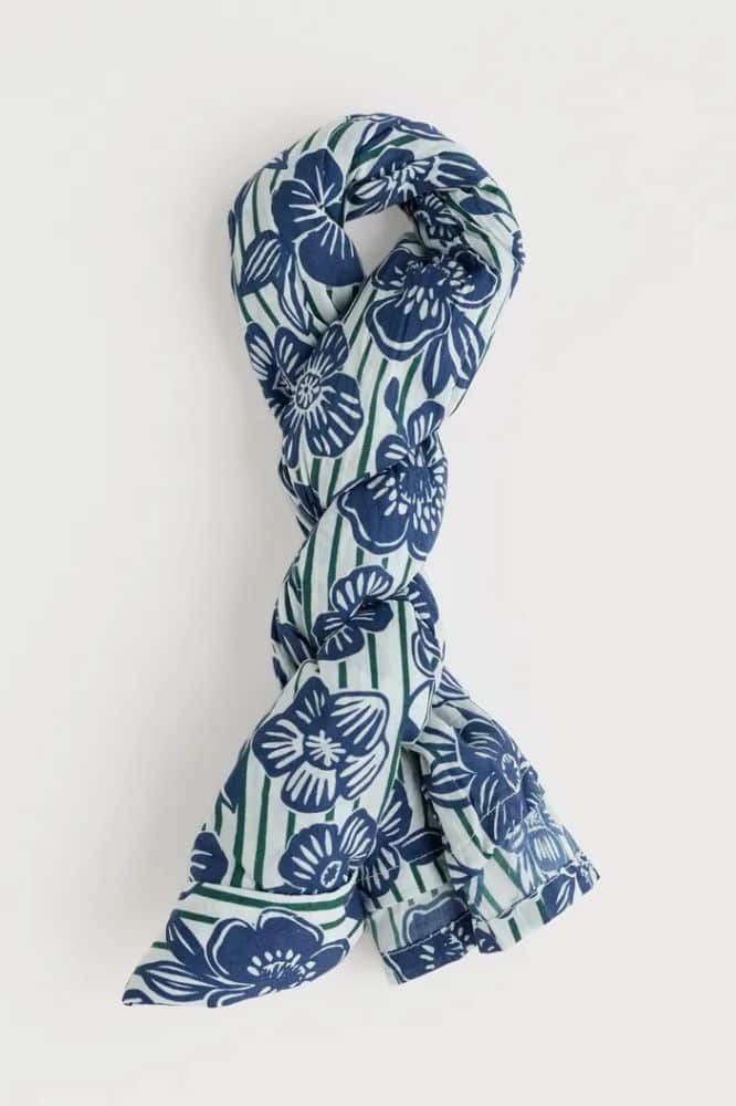 Seasalt Cornwall Larissa Shirt Floral Imprint Chalk - La Vie en Rose Damesmode Enkhuizen