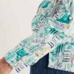 Seasalt Cornwall Larissa Shirt Garden Studio Sketch Chalk - La Vie en Rose Damesmode