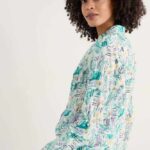 Seasalt Cornwall Larissa Shirt Garden Studio Sketch Chalk - La Vie en Rose Damesmode