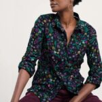 Seasalt Cornwall Larissa Shirt Illuminated Garden Onyx - La Vie en Rose Damesmode Enkhuizen