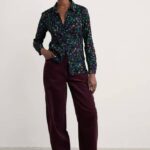 Seasalt Cornwall Larissa Shirt Illuminated Garden Onyx - La Vie en Rose Damesmode Enkhuizen