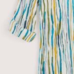 Seasalt Cornwall Larissa Shirt Painterly Stripe Chalk - La Vie en Rose Damesmode