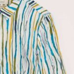 Seasalt Cornwall Larissa Shirt Painterly Stripe Chalk - La Vie en Rose Damesmode