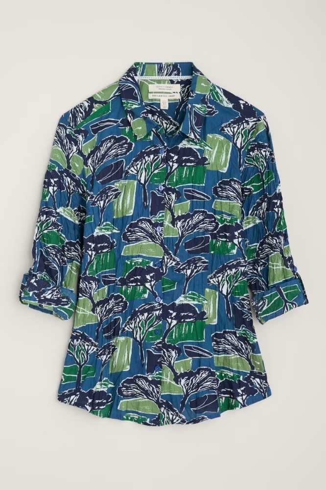 Seasalt Cornwall Larissa Shirt Sketchbook Trees Seas Cave - La Vie en Rose Damesmode (16)