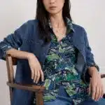 Seasalt Cornwall Larissa Shirt Sketchbook Trees Seas Cave - La Vie en Rose Damesmode (16)