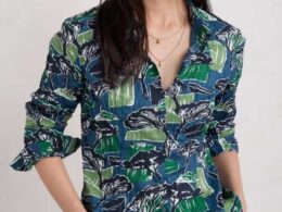 Seasalt Cornwall Larissa Shirt Sketchbook Trees Seas Cave - La Vie en Rose Damesmode (16)