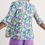 Seasalt Cornwall Larissa Shirt Studio Floral Chalk - La Vie en Rose Damesmode