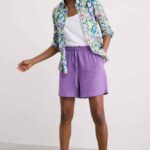 Seasalt Cornwall Larissa Shirt Studio Floral Chalk - La Vie en Rose Damesmode