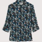 Seasalt Cornwall Larissa Shirt Swooping Birds Onyx- La Vie en Rose Damesmode