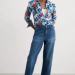 Seasalt Cornwall Larissa Shirt Table Sketch Chalk- La Vie en Rose Damesmode