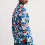 Seasalt Cornwall Larissa Shirt Table Sketch Chalk- La Vie en Rose Damesmode