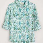 Seasalt Cornwall Larissa Shirt Wandering Peas Chalk - La Vie en Rose Damesmode