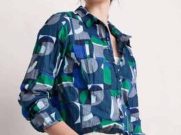 Seasalt Cornwall Larissa Shirt Zennor Abstract Maritime - La Vie en Rose Damesmode