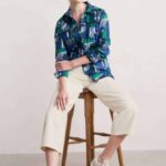 Seasalt Cornwall Larissa Shirt Zennor Abstract Maritime - La Vie en Rose Damesmode
