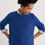 Seasalt Cornwall Makers Cotton Jumper Washed Marine - La Vie en Rose Damesmode