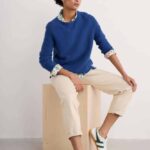 Seasalt Cornwall Makers Cotton Jumper Washed Marine - La Vie en Rose Damesmode