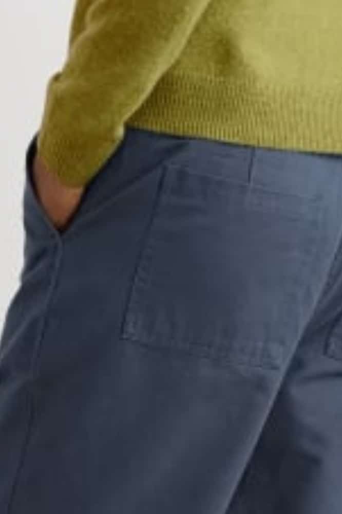 Seasalt Cornwall Mor Path Organic Cotton Tapered Trousers Maritime - La Vie en Rose Damesmode