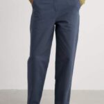Seasalt Cornwall Mor Path Organic Cotton Tapered Trousers Maritime - La Vie en Rose Damesmode