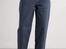 Seasalt Cornwall Mor Path Organic Cotton Tapered Trousers Maritime - La Vie en Rose Damesmode