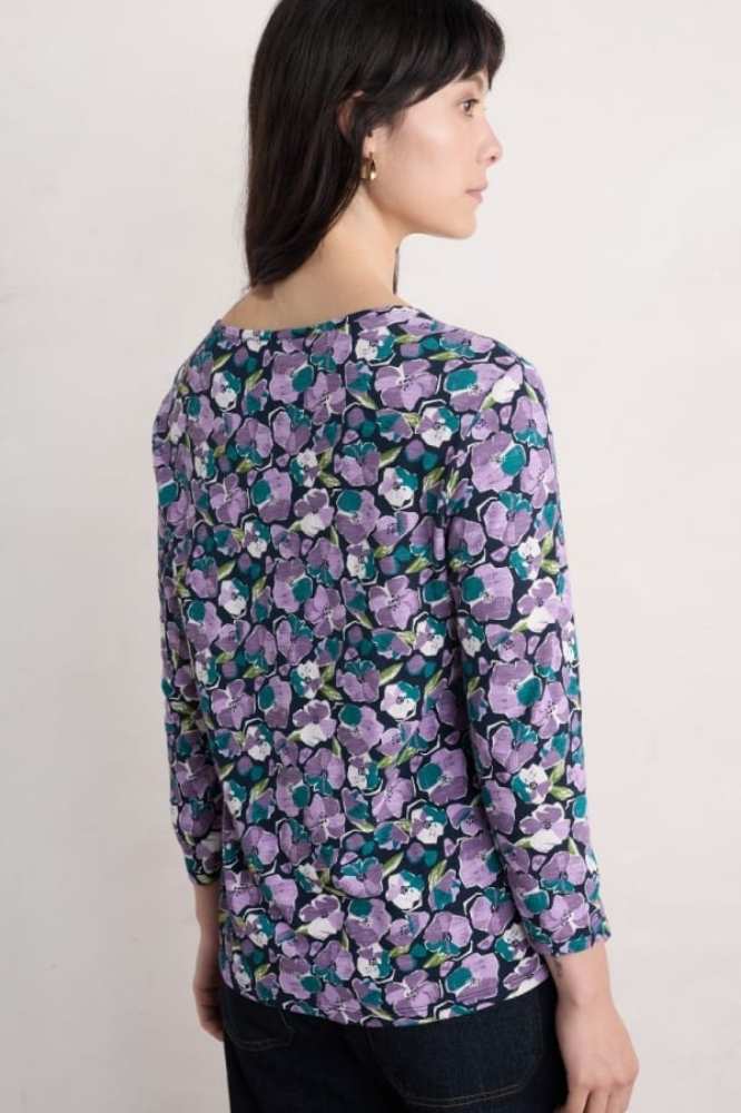 Seasalt Cornwall Penhollow Top Paper Helleborus Echium - La Vie en Rose Damesmode