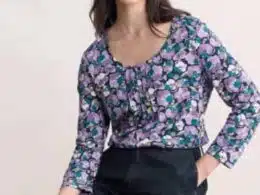 Seasalt Cornwall Penhollow Top Paper Helleborus Echium - La Vie en Rose Damesmode