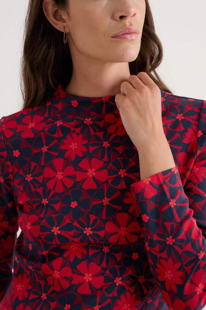 Seasalt Cornwall Penpont Jersey Top Handicraft Flowers Jam- La Vie en Rose Damesmode Enkhuizen