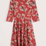Seasalt Cornwall Pier View Dress Artist Camelia Red Sail - La Vie en Rose Damesmode