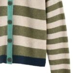 Seasalt Cornwall Pinwell Cardigan Bright Shape Light Olive Mix - La Vie en Rose Damesmode Enkhuizen