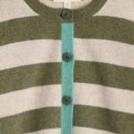 Seasalt Cornwall Pinwell Cardigan Bright Shape Light Olive Mix - La Vie en Rose Damesmode Enkhuizen