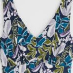 Seasalt Cornwall Polmanter Dress Linear Leaves Maritime - La Vie en Rose Damesmode