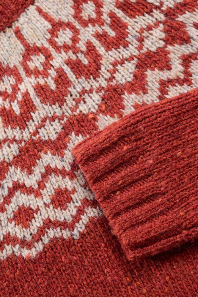 Seasalt Cornwall Port Kinnis Jumper Merino Wag Tail Red Sail Birch Mix - La Vie en Rose Damesmode