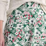 Seasalt Cornwall Rose Skirt Calf Garden Flowers Dark Forage - La Vie en Rose Damesmode