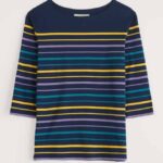 Seasalt Cornwall Sailor Top Falmouth Tri Shore Maritime Gorse - La Vie en Rose Damesmode