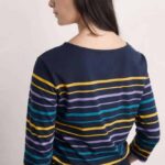 Seasalt Cornwall Sailor Top Falmouth Tri Shore Maritime Gorse - La Vie en Rose Damesmode