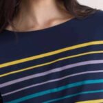 Seasalt Cornwall Sailor Top Falmouth Tri Shore Maritime Gorse - La Vie en Rose Damesmode