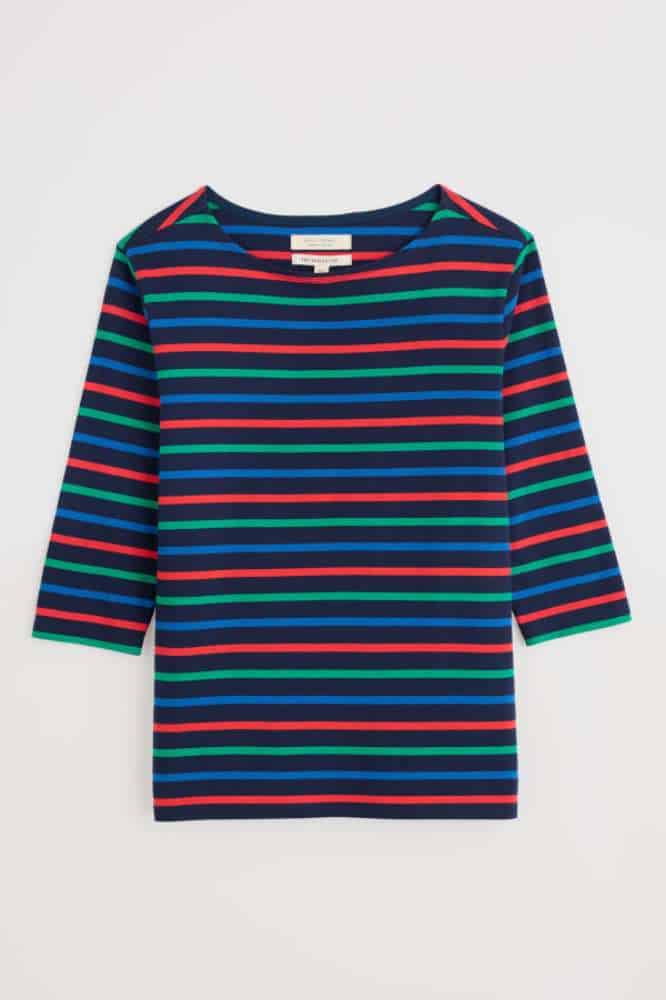 Seasalt Cornwall Sailor Top Tri Breton MAritime Glade - La Vie en Rose Damesmode