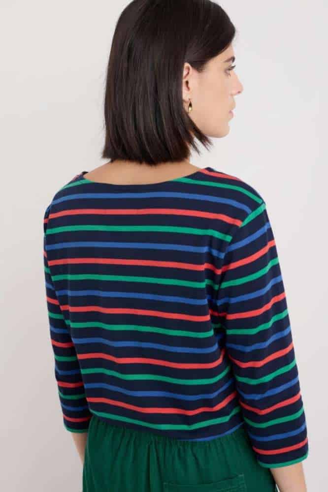 Seasalt Cornwall Sailor Top Tri Breton MAritime Glade - La Vie en Rose Damesmode