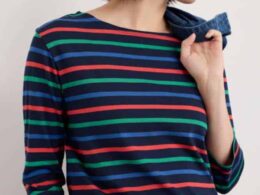 Seasalt Cornwall Sailor Top Tri Breton MAritime Glade - La Vie en Rose Damesmode