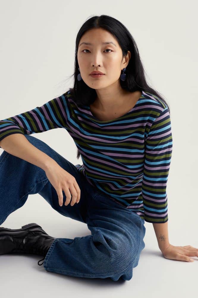 Seasalt Cornwall Sailor Top Tri Mini Cornish Lagoon - La Vie en Rose Damesmode Enkhuizen