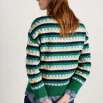 Seasalt Cornwall Seasalt Cornwall Clover Bed Lambswool Blend Jumperr Croquet Island Multi- La Vie en Rose Damesmode- La Vie en Rose Damesmode