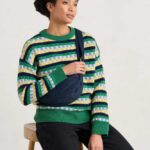 Seasalt Cornwall Seasalt Cornwall Clover Bed Lambswool Blend Jumperr Croquet Island Multi- La Vie en Rose Damesmode- La Vie en Rose Damesmode