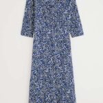 Seasalt Cornwall Secret Cove Dress Harbour Floral Washed Marine - La Vie en Rose Damesmode