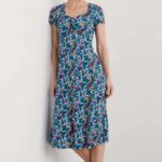 Seasalt Cornwall Secret Cove Dress Spring Geraniums Maritime - La Vie en Rose Damesmode