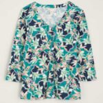 Seasalt Cornwall Studio Glass Top Linear Citrus Rockpool - La Vie en Rose Damesmode