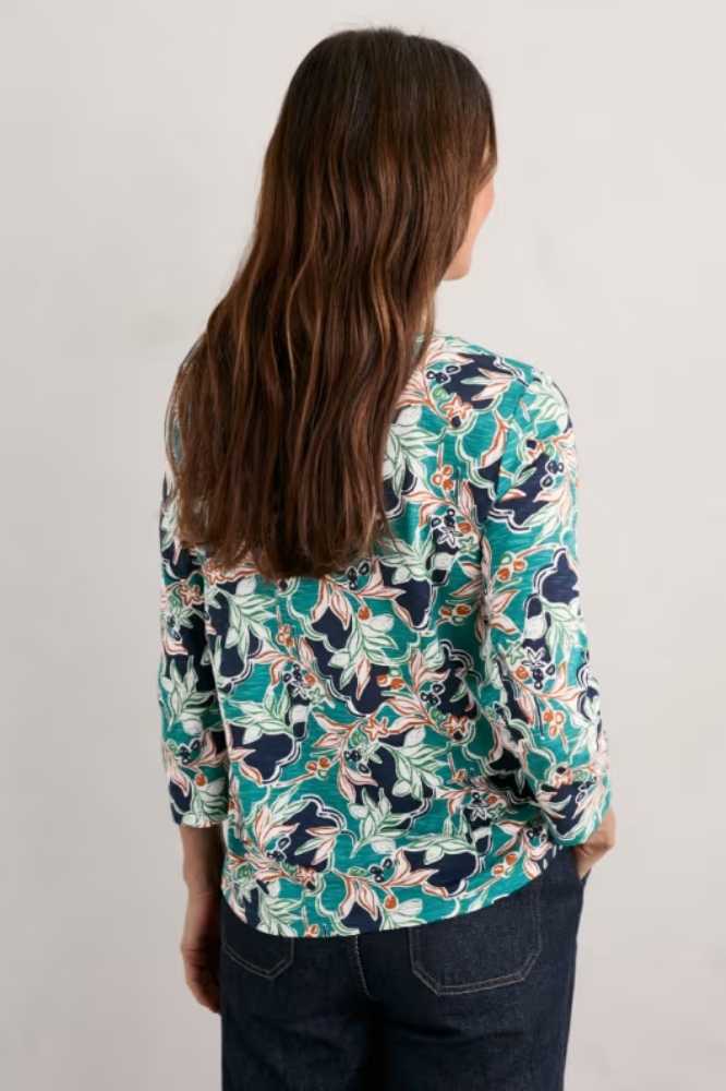 Seasalt Cornwall Studio Glass Top Linear Citrus Rockpool - La Vie en Rose Damesmode