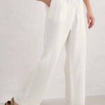 Seasalt Cornwall Tide Flow Trouser Chalk - La Vie en Rose Damesmode